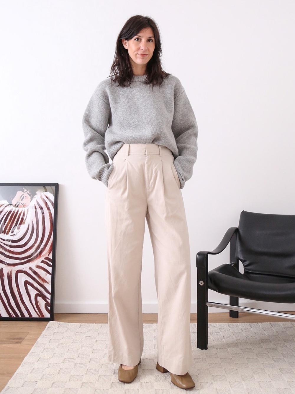 Everlane Draper Pleated Pant